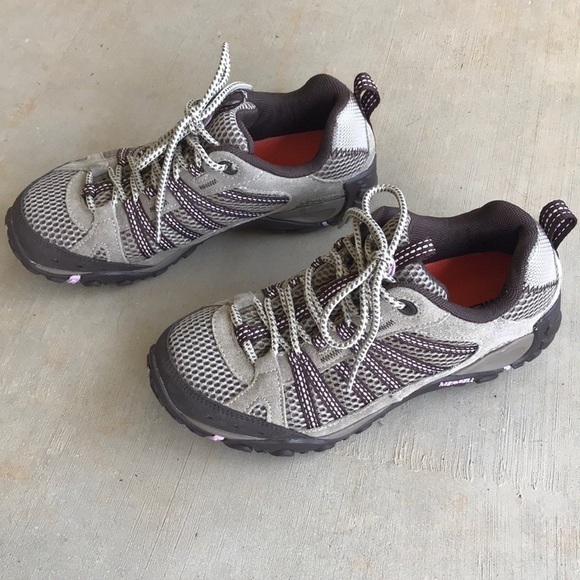 Merrell Yokota Hiking Shoes Aluminum Orchard Bloom - Picture 4 of 9